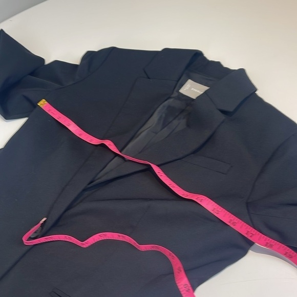 Everlane Wool Single Button Blazer Jacket Size 2 - Picture 7 of 9